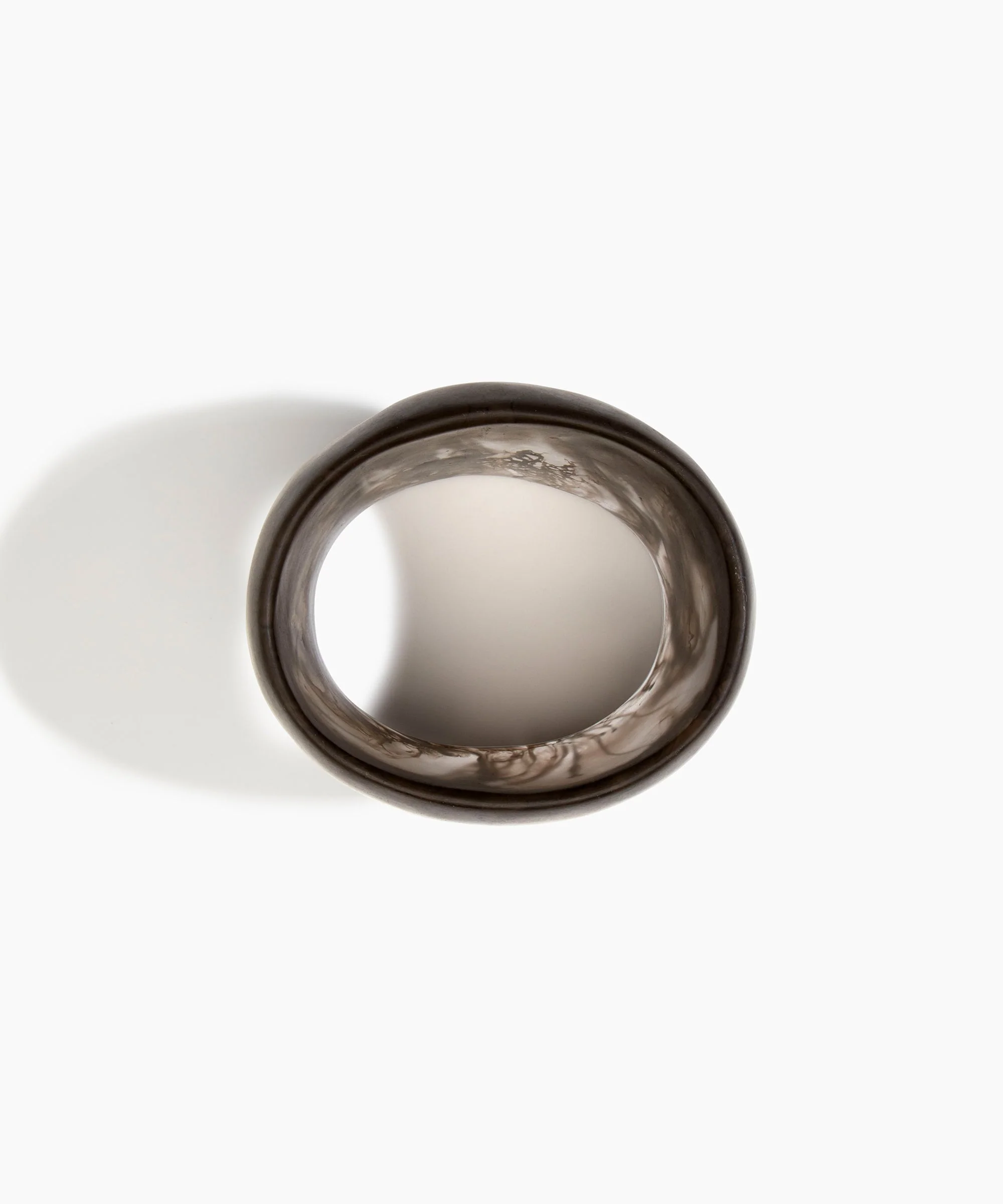 Extra Large Organic Oval Bangle - Image 2