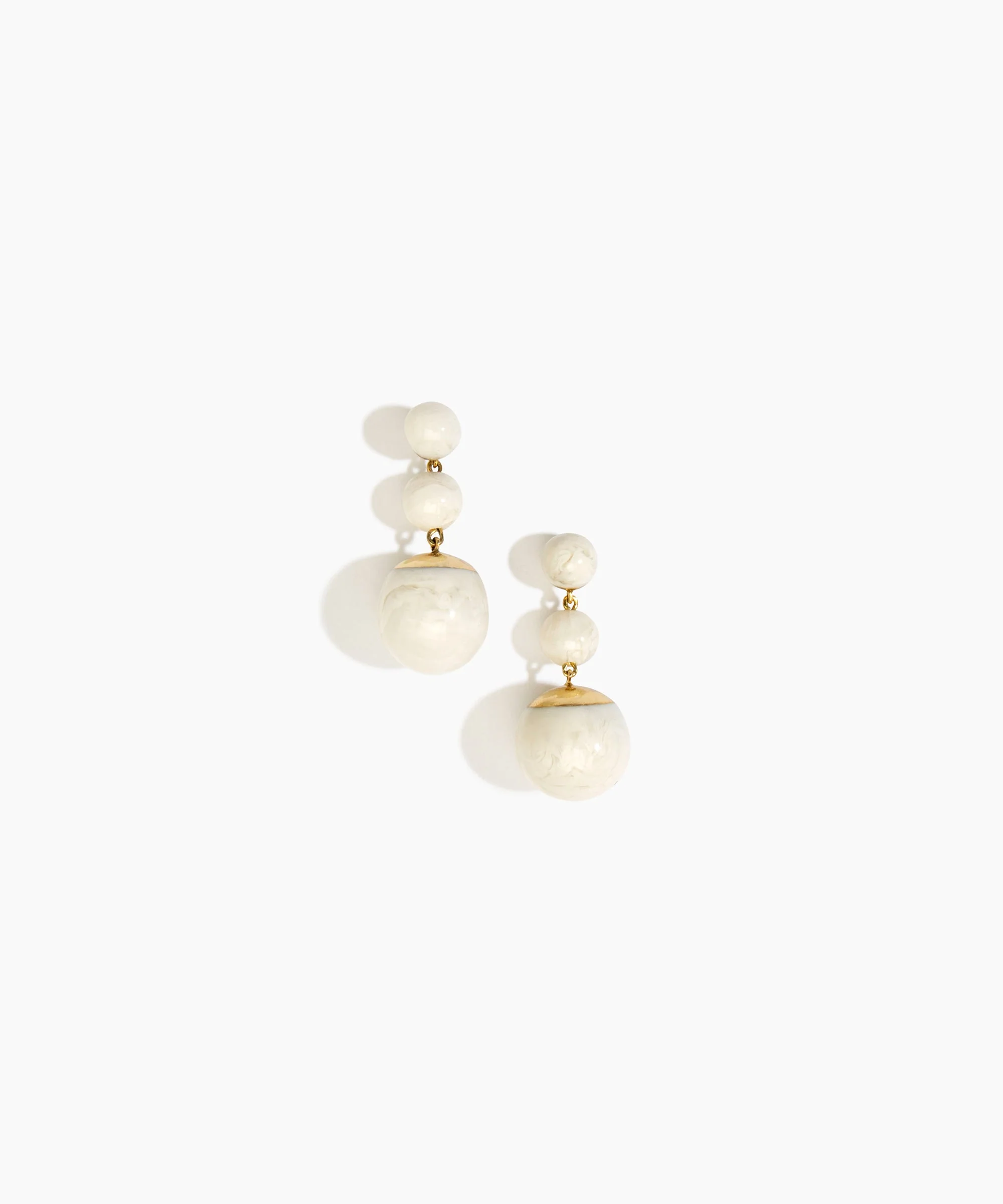Full Moon Drop Earrings - Image 3