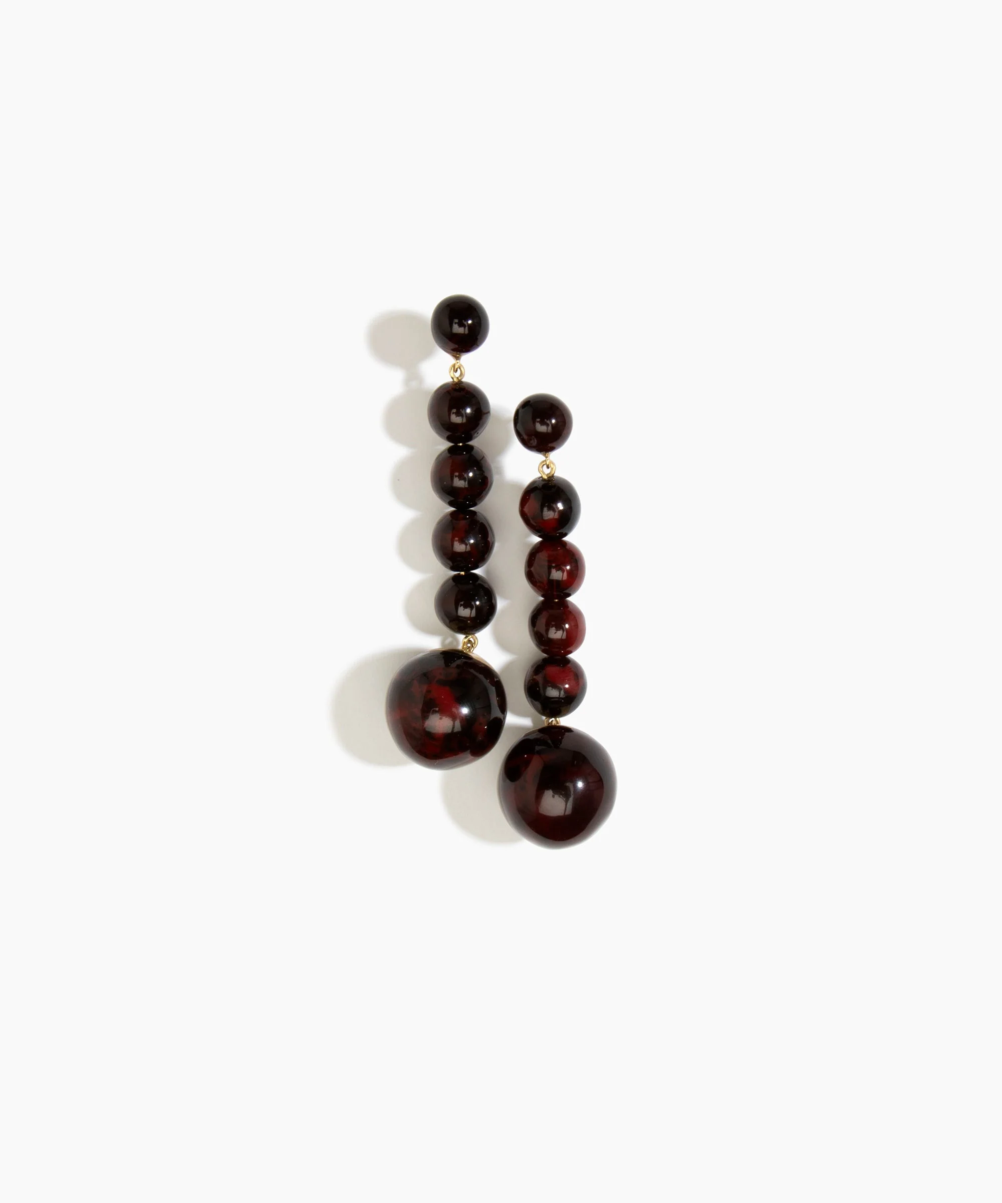 Full Moon Long Drop Earrings - Image 2
