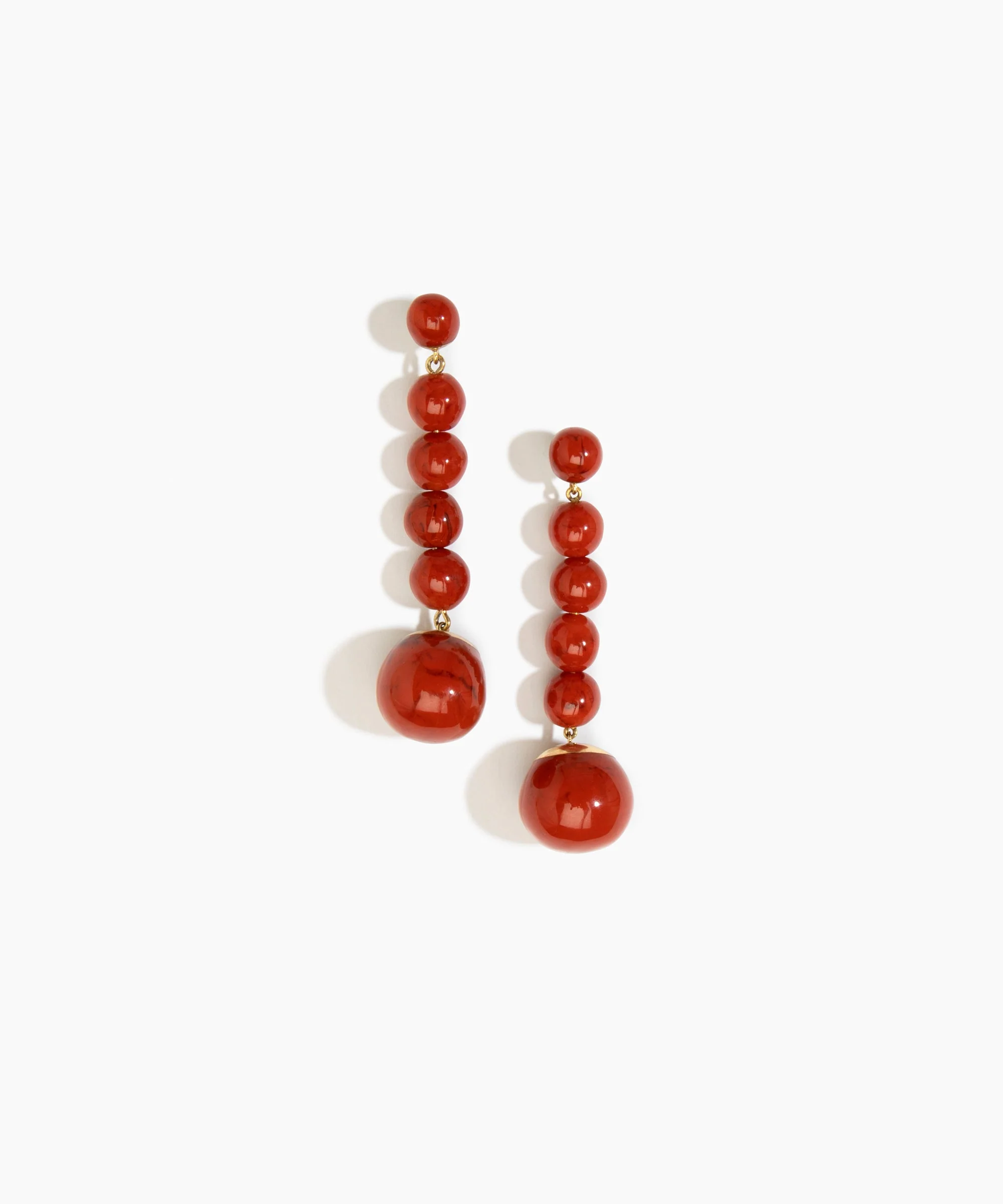 Full Moon Long Drop Earrings - Image 3