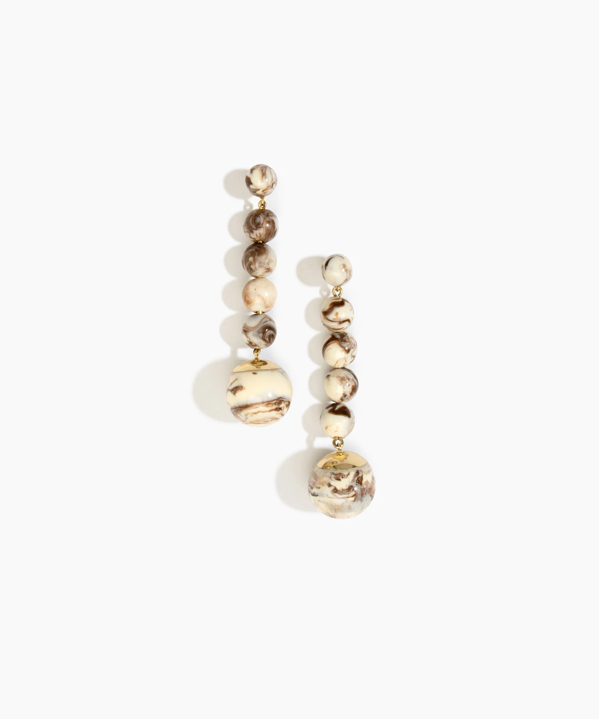 Full Moon Long Drop Earrings - Image 4