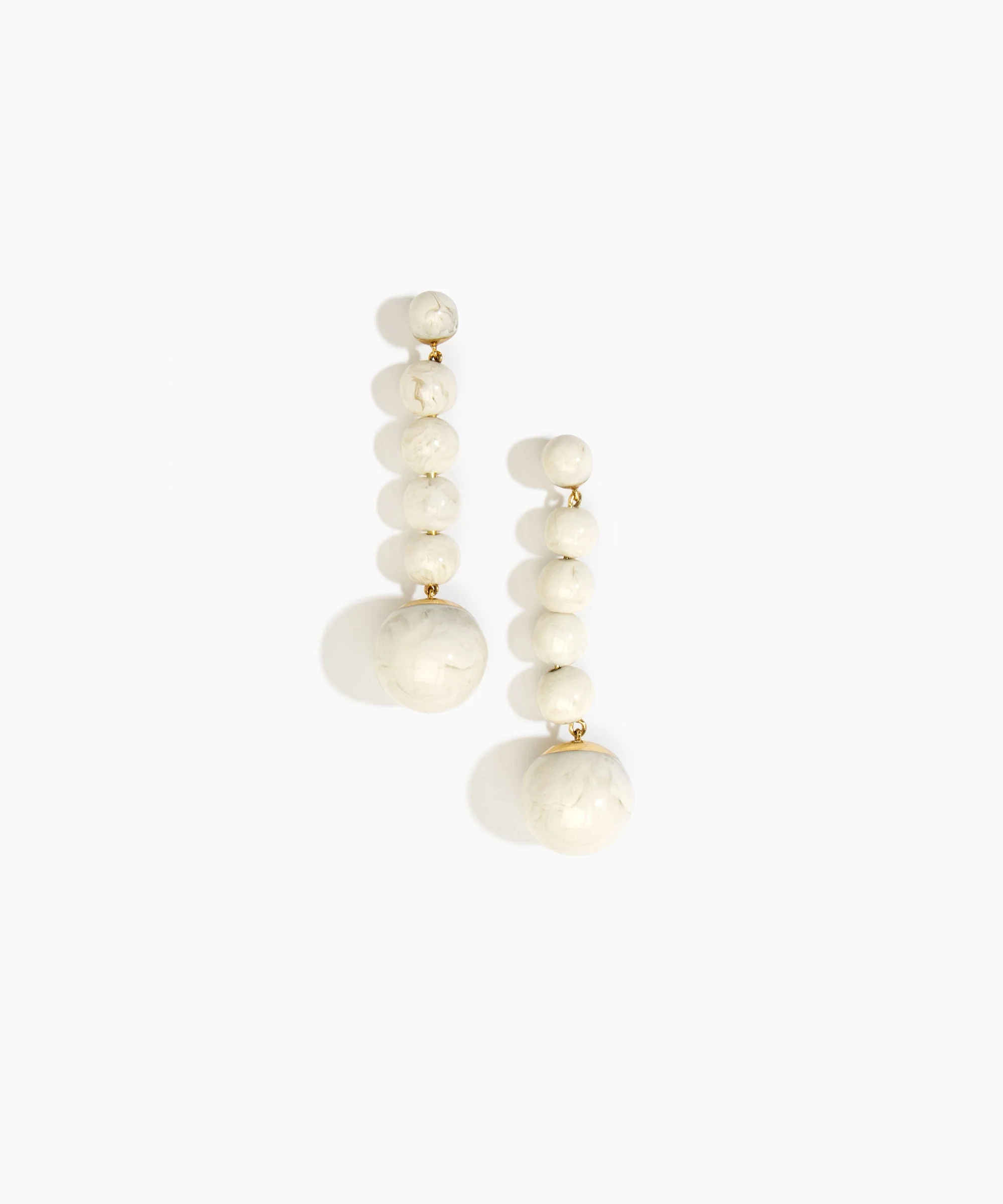 Full Moon Long Drop Earrings - Image 5