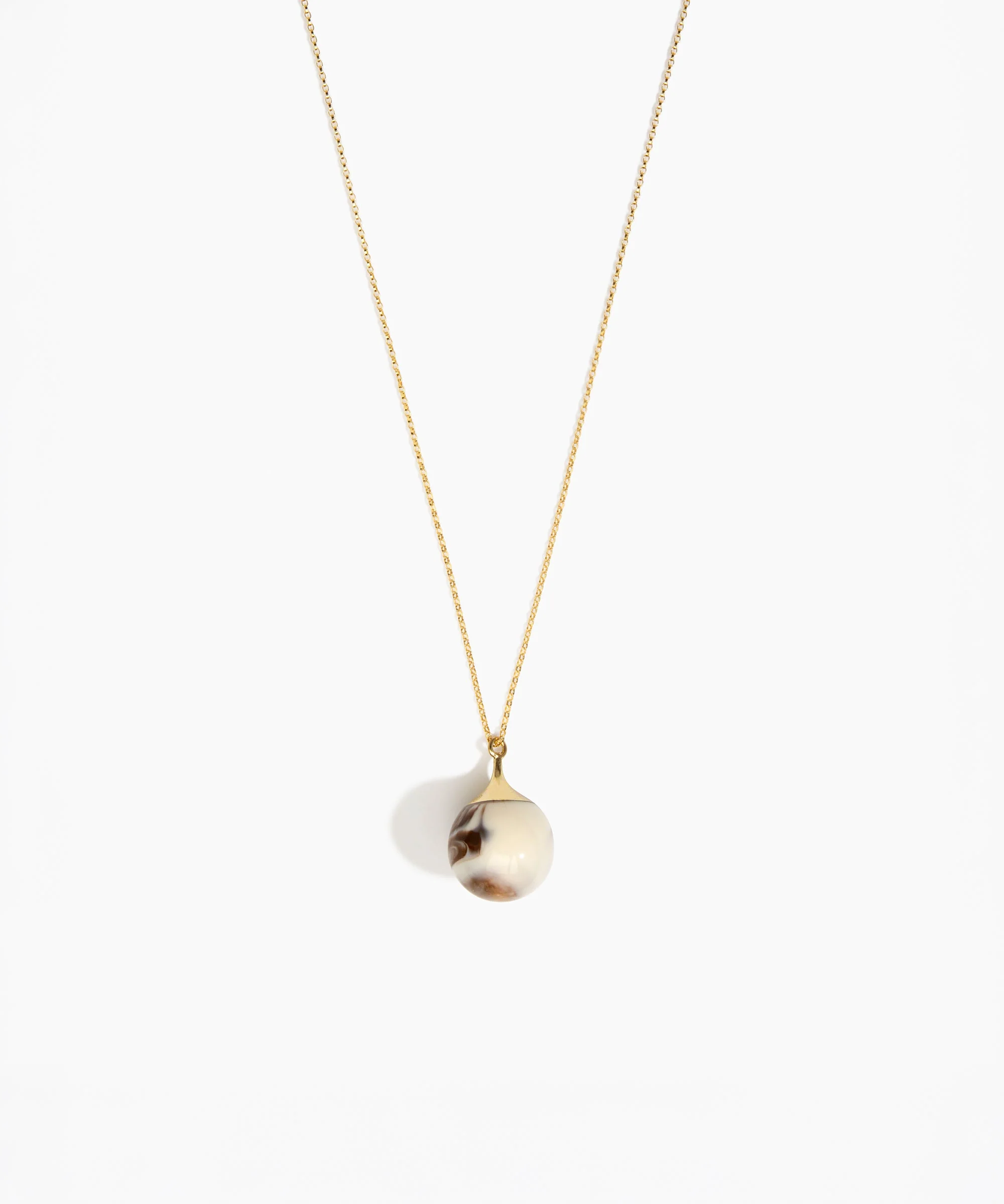 Long Full Moon Chain Pendant - Image 4