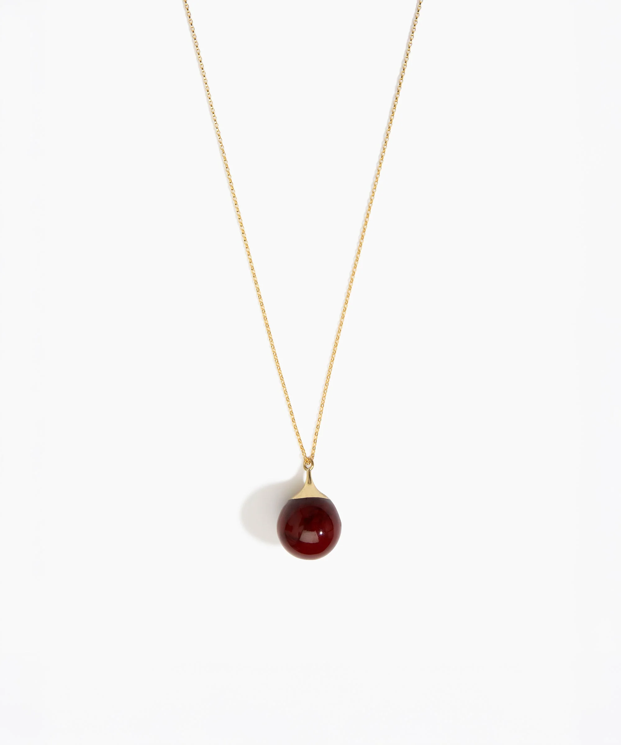 Long Full Moon Chain Pendant - Image 8