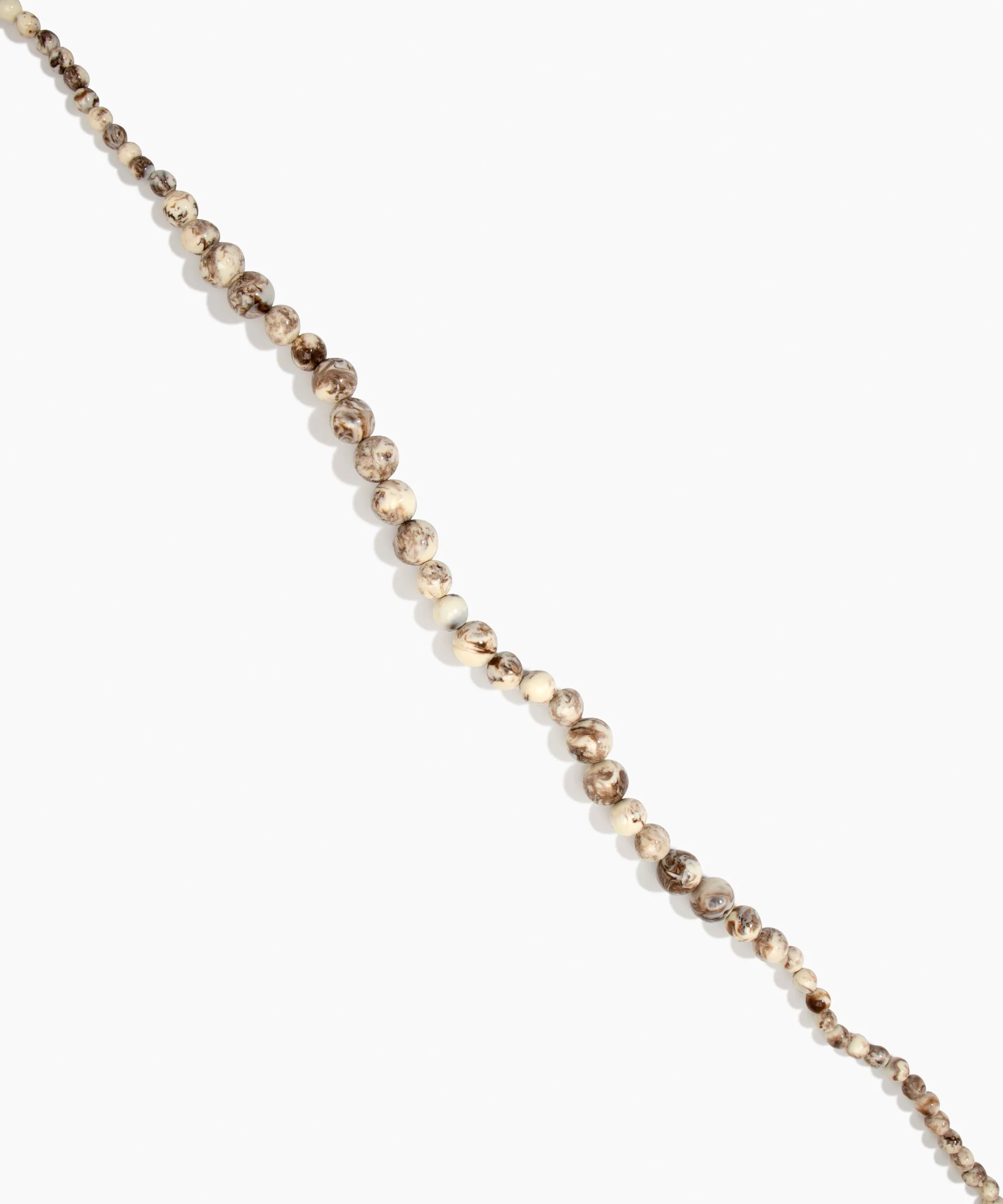 Long Polished Organic Ball Necklace - Image 6