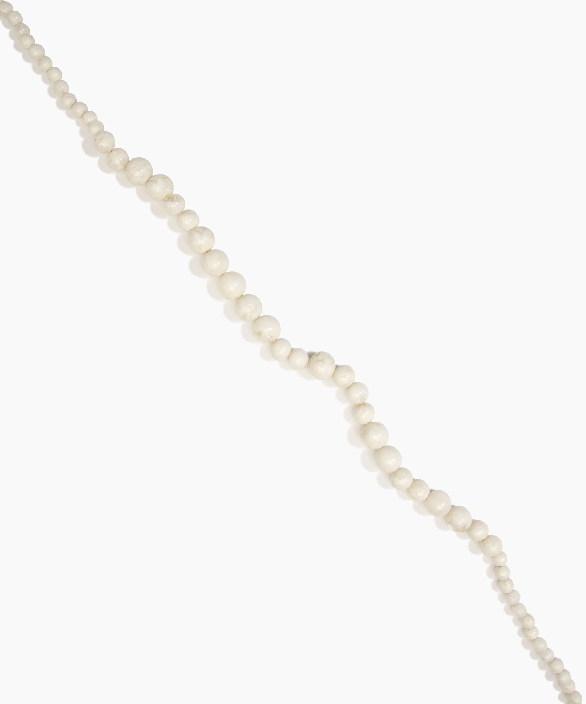Long Polished Organic Ball Necklace - Image 9