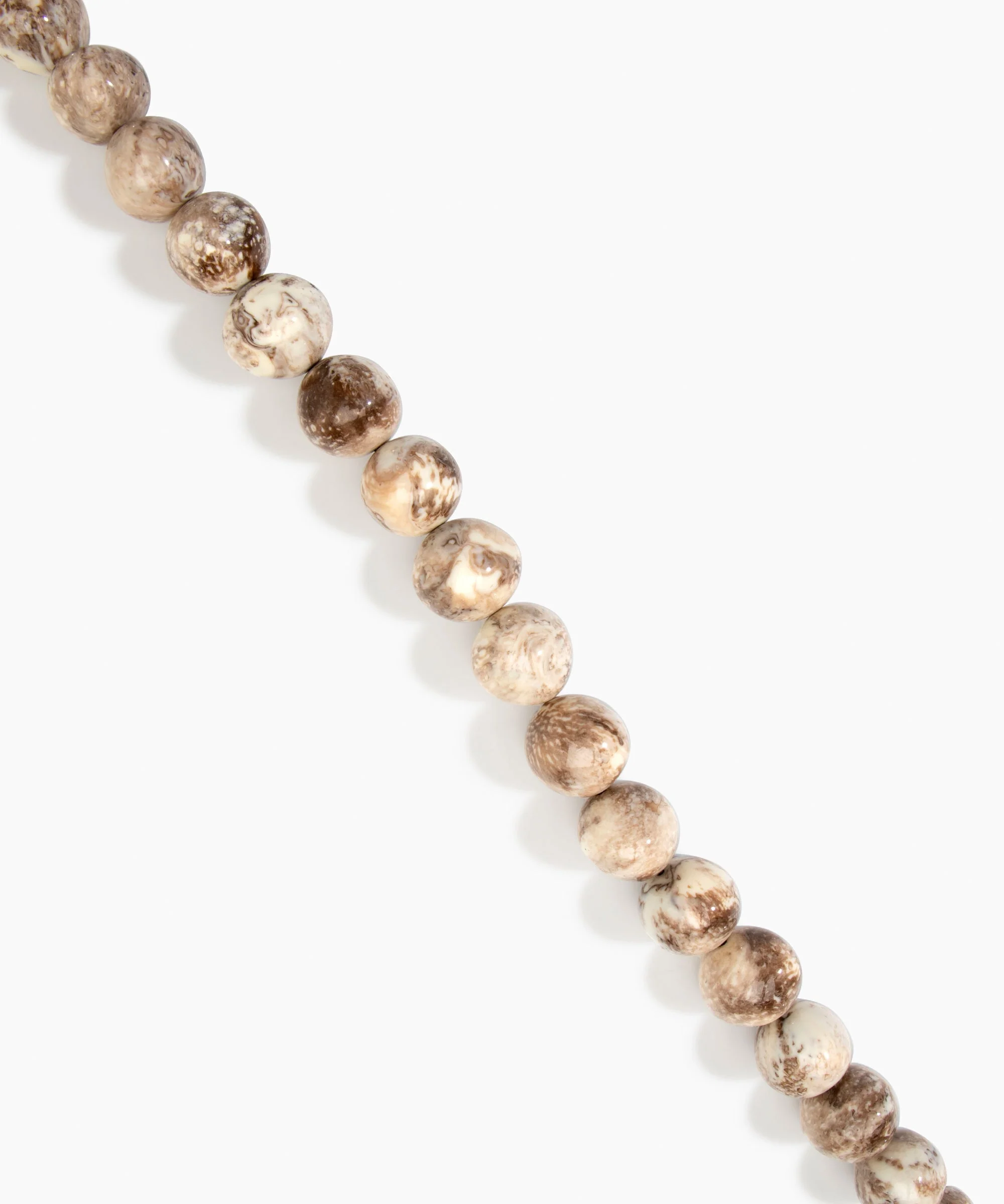 Polished Organic Ball Necklace - Image 4
