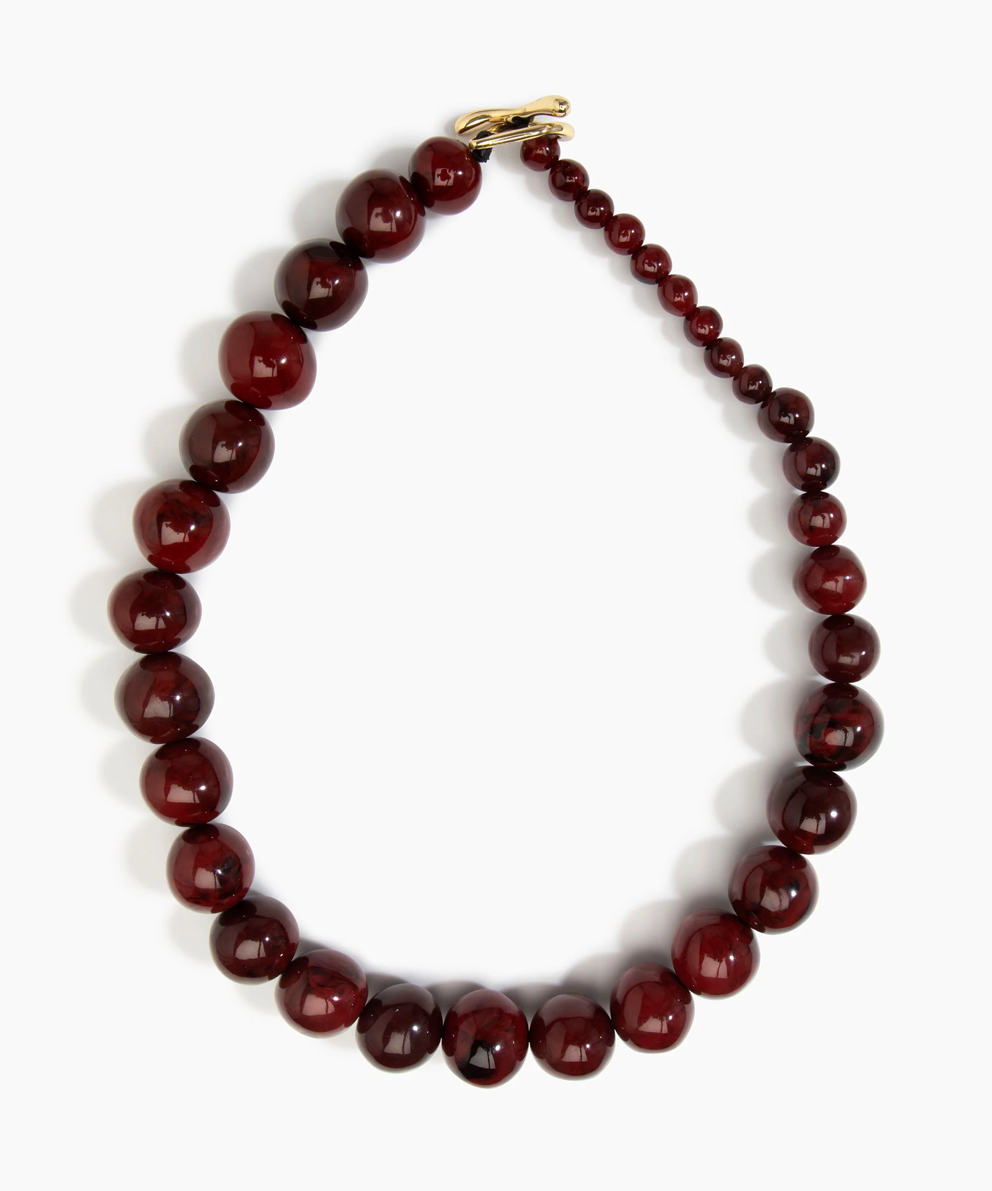 Polished Organic Ball Necklace - Image 7
