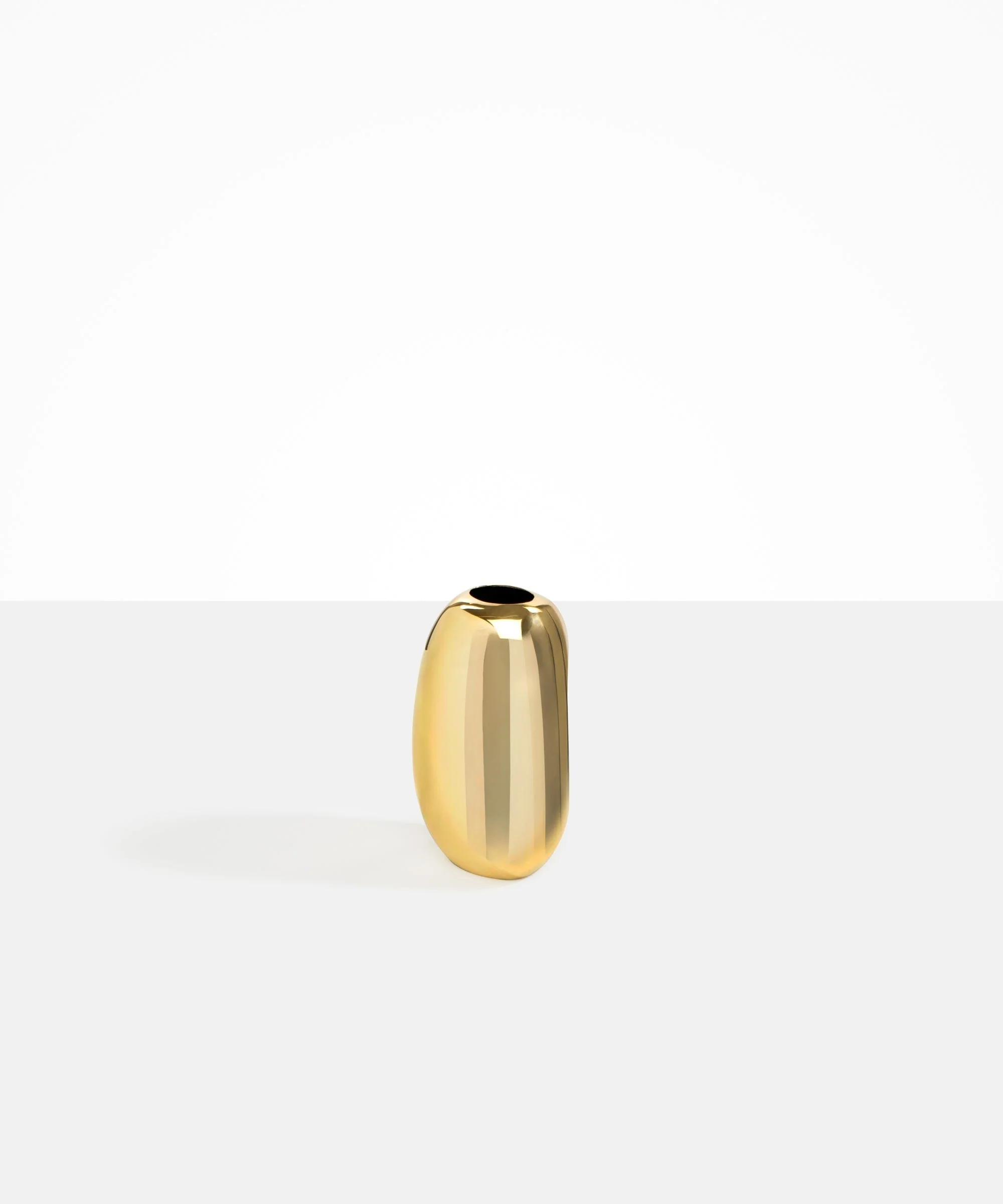 Small Metal Pebble Vase - Image 2
