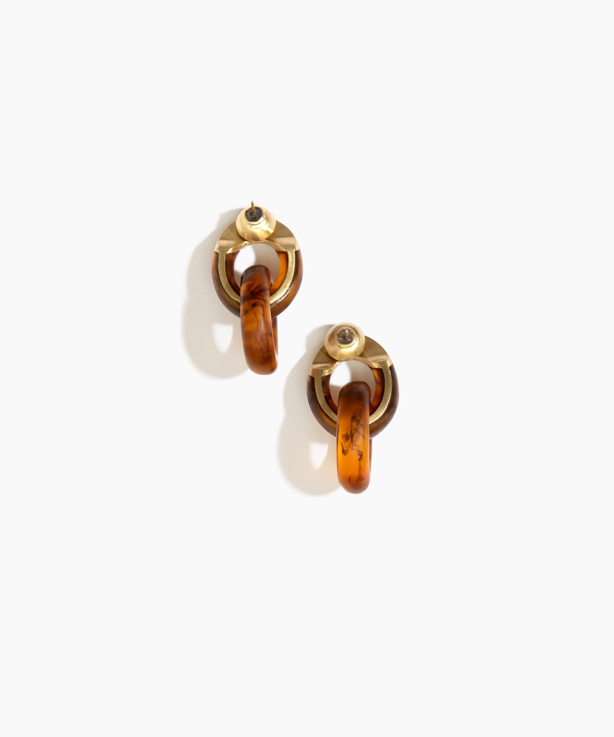 Small Rock Chain Earrings - Image 2