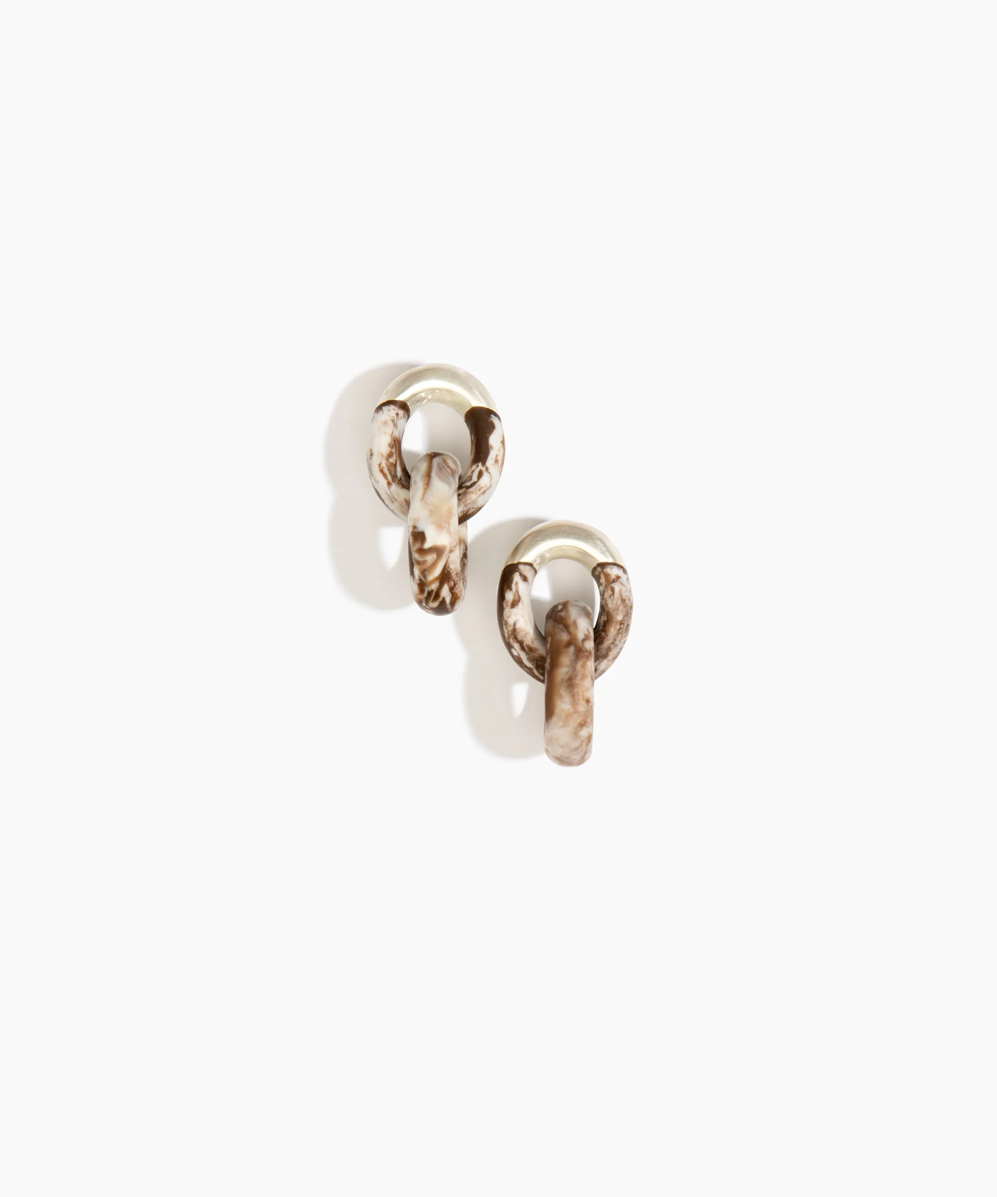 Small Rock Chain Earrings - Image 3
