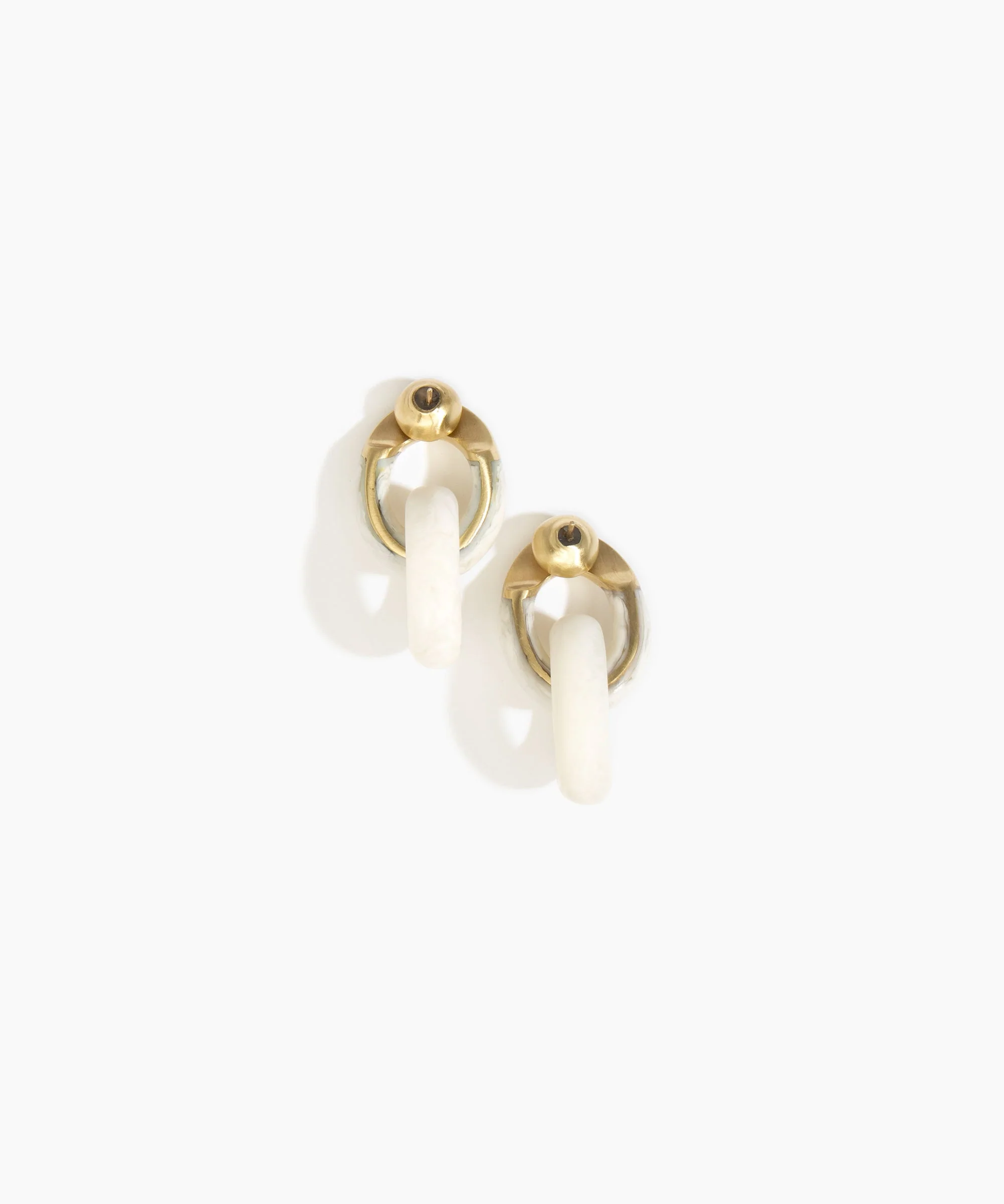 Small Rock Chain Earrings - Image 5
