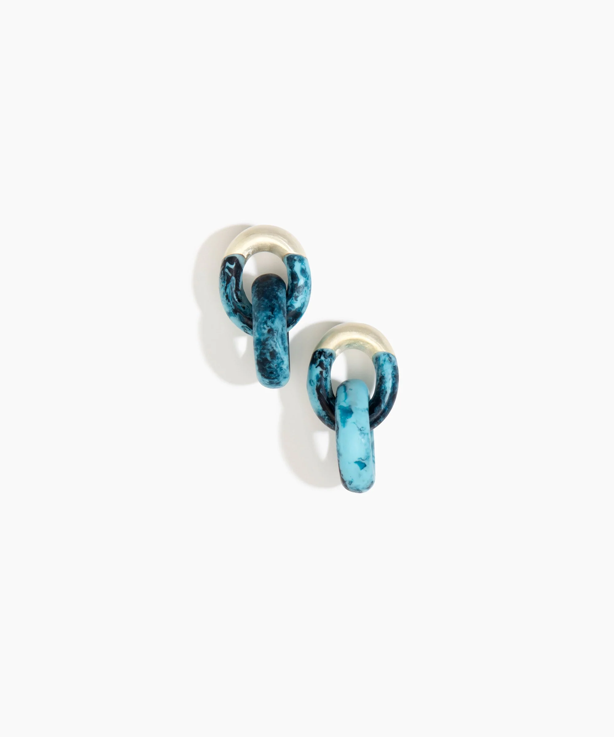 Small Rock Chain Earrings - Image 8