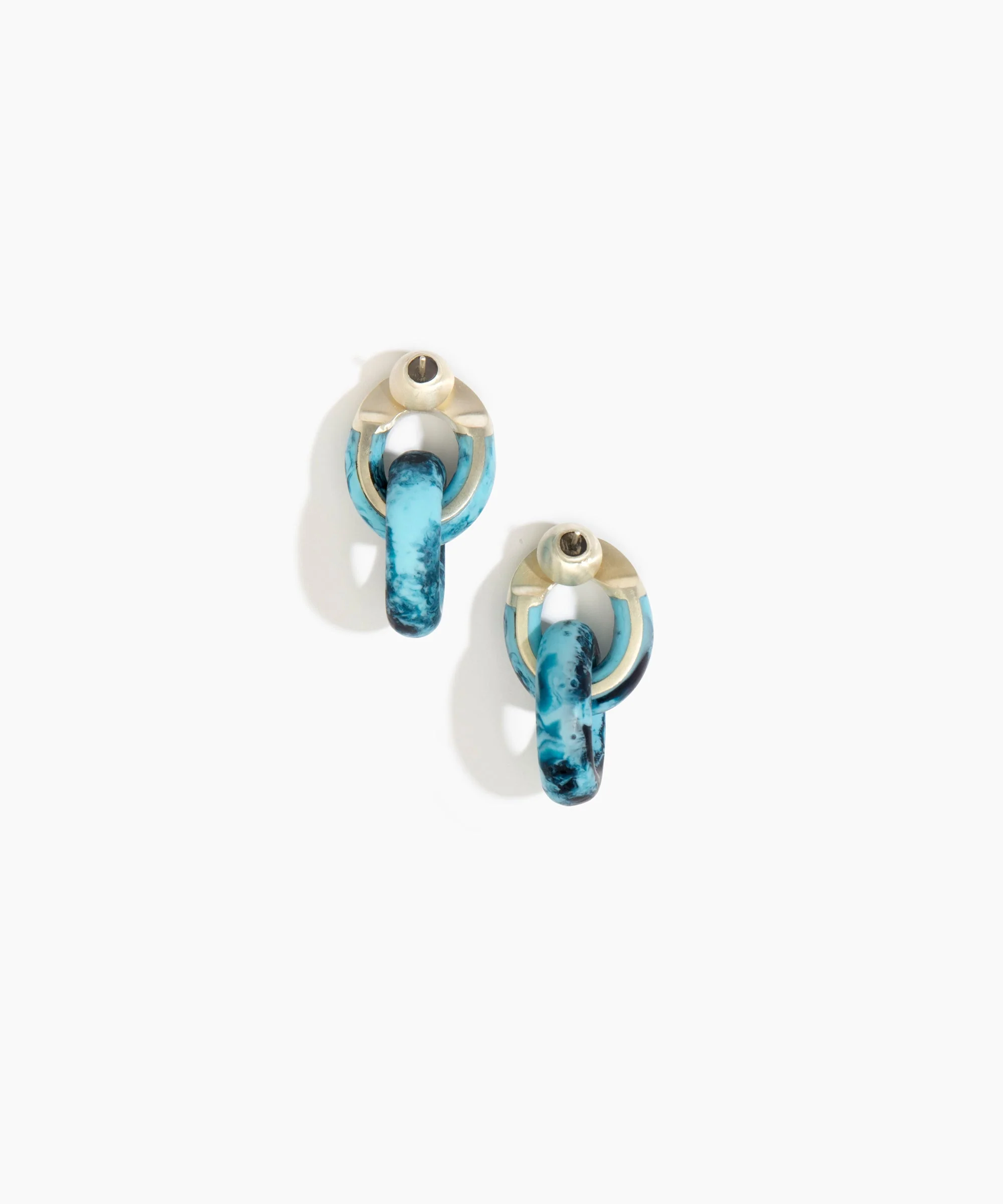 Small Rock Chain Earrings - Image 9
