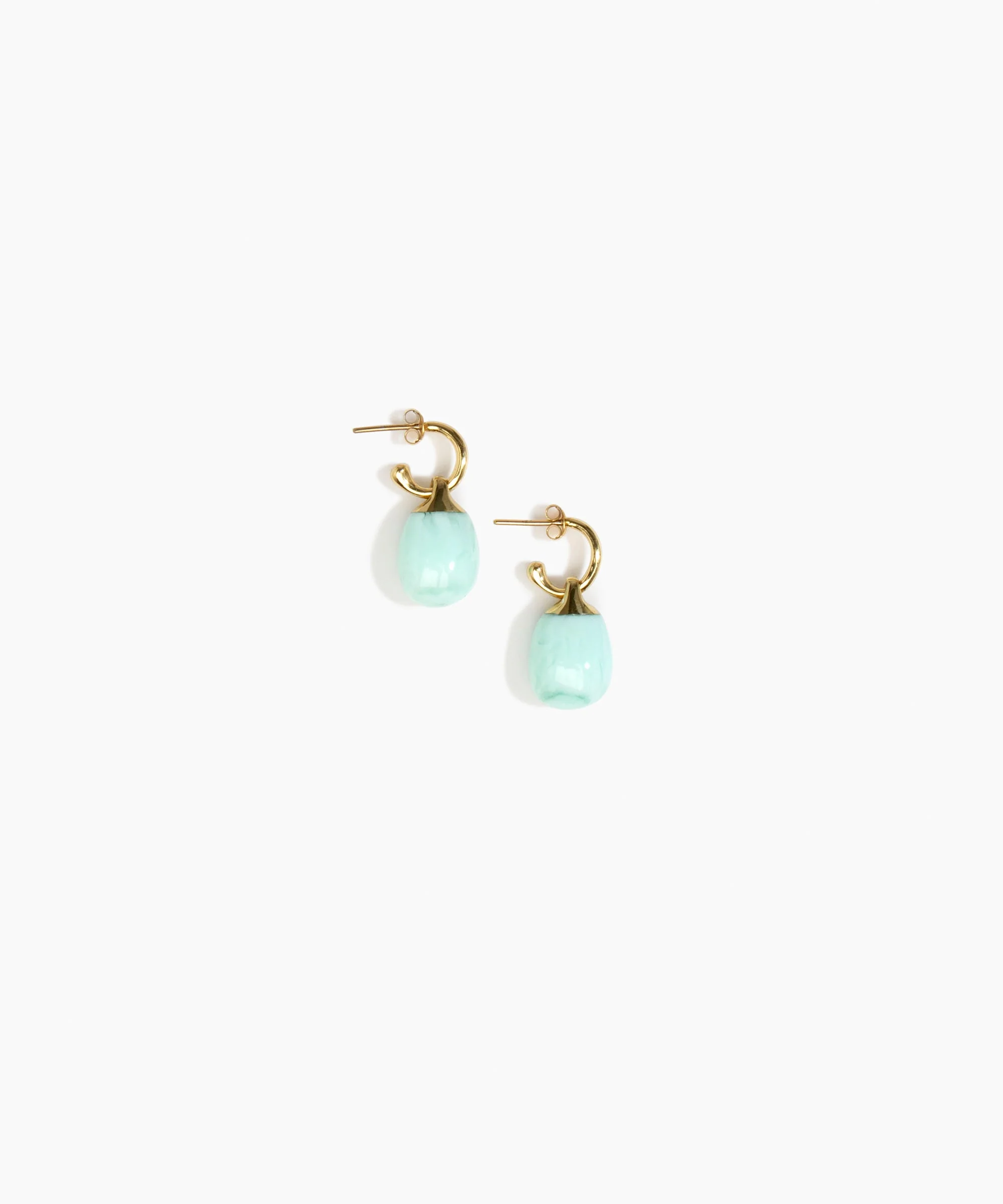 Small River Rock Hoop Earrings - Image 10