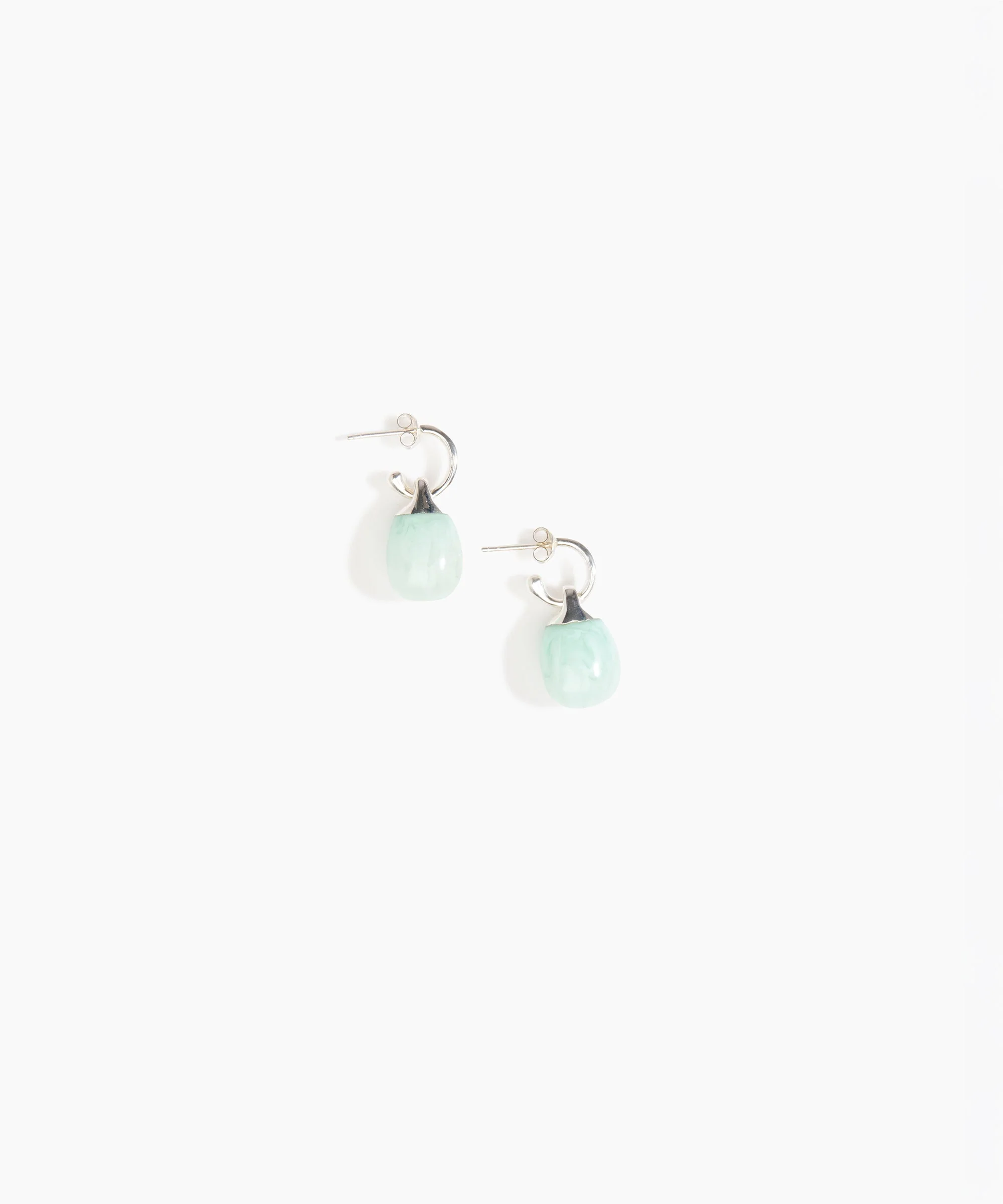 Small River Rock Hoop Earrings - Image 11