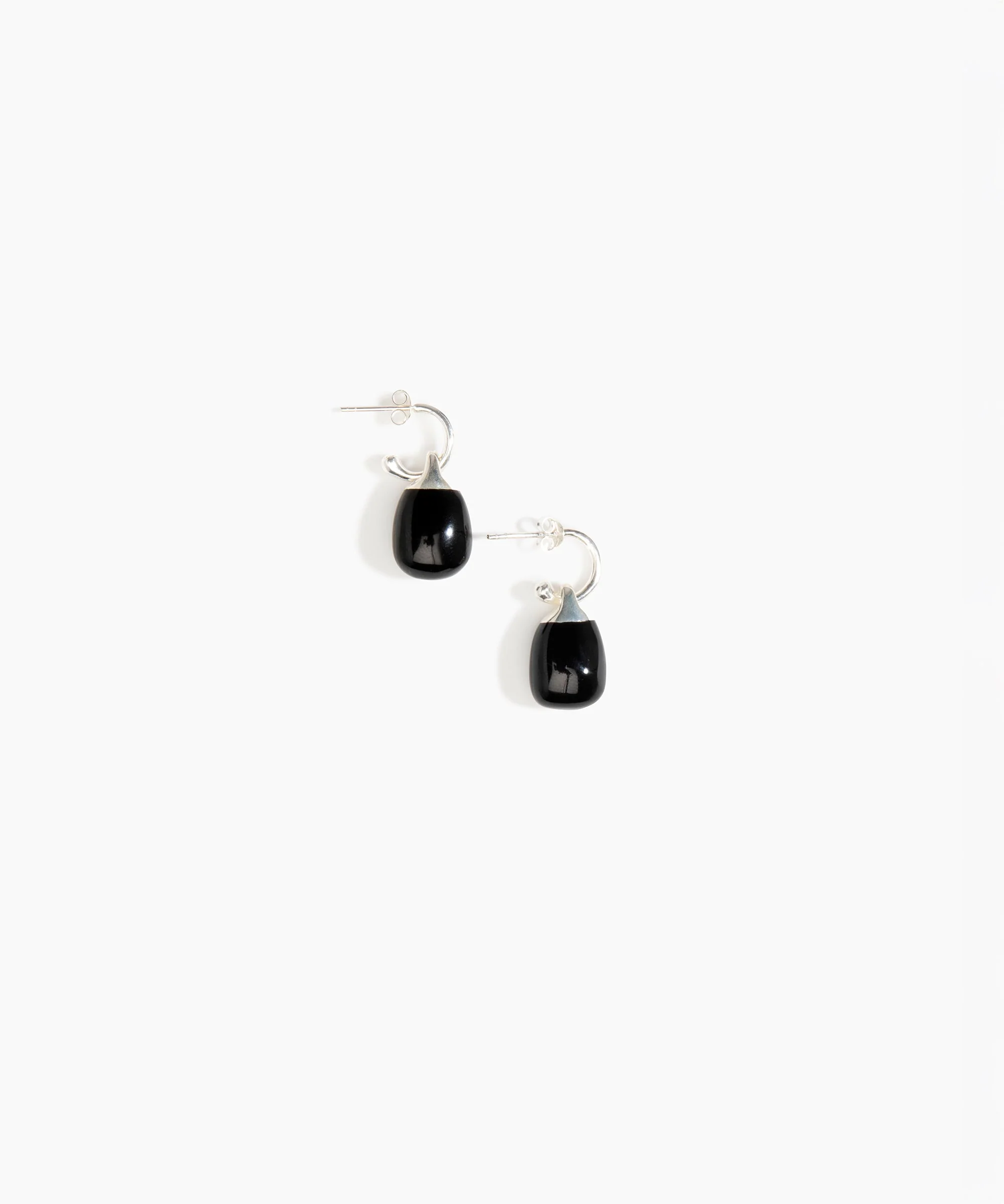Small River Rock Hoop Earrings - Image 13