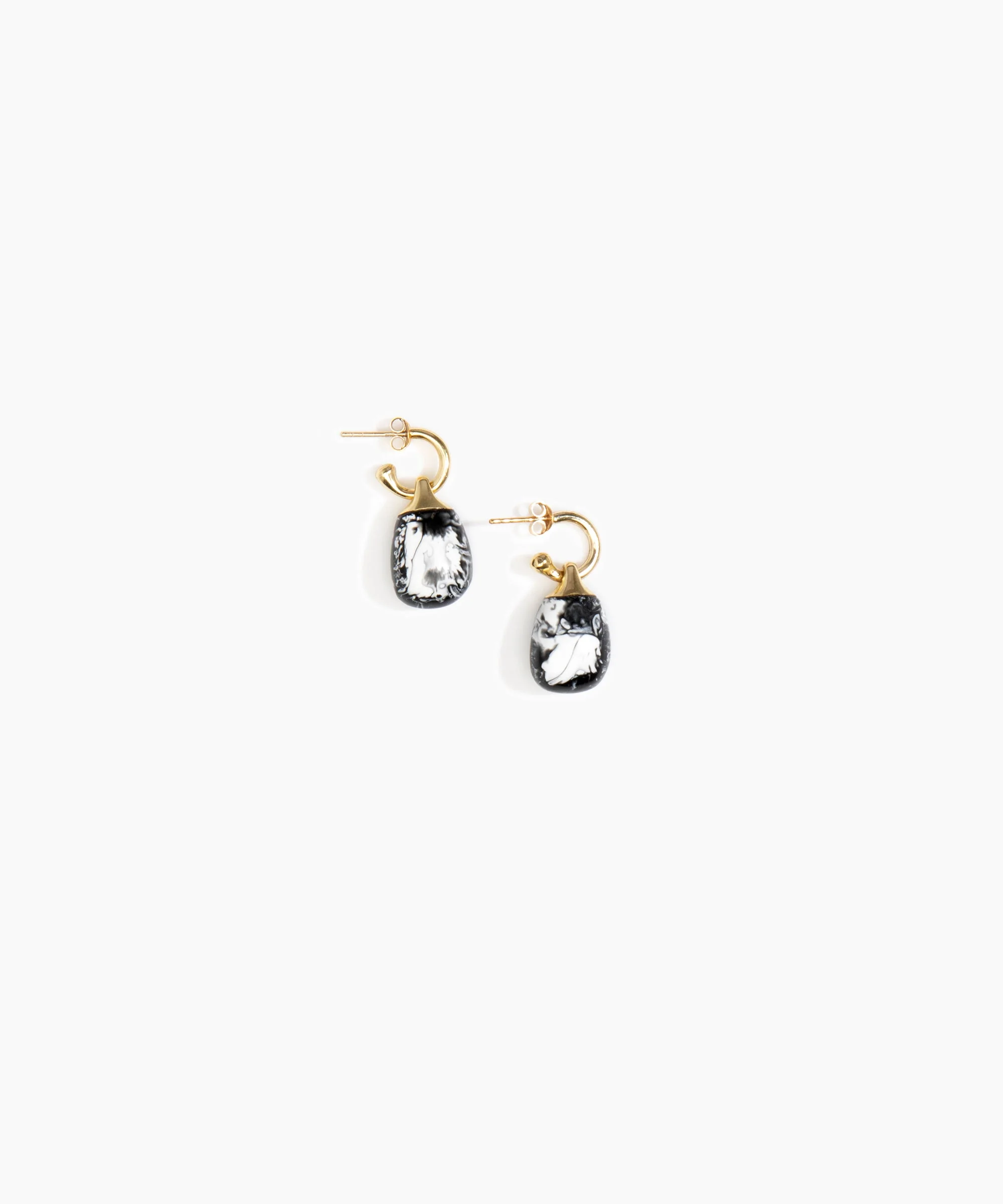 Small River Rock Hoop Earrings - Image 19