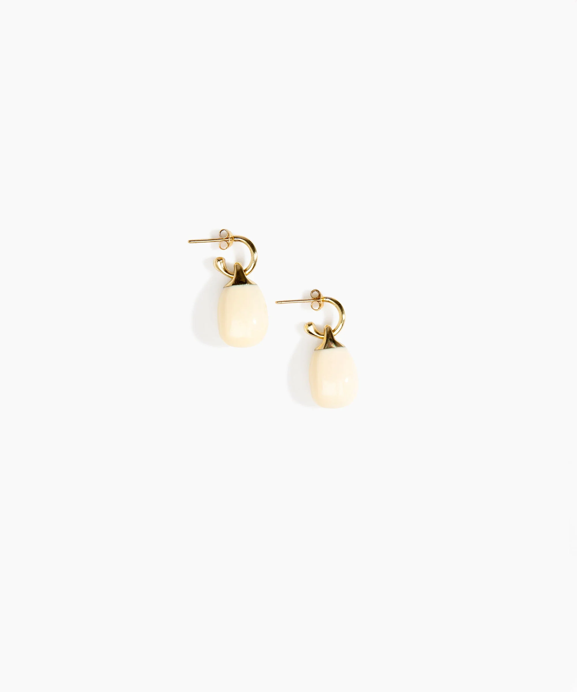 Small River Rock Hoop Earrings - Image 21