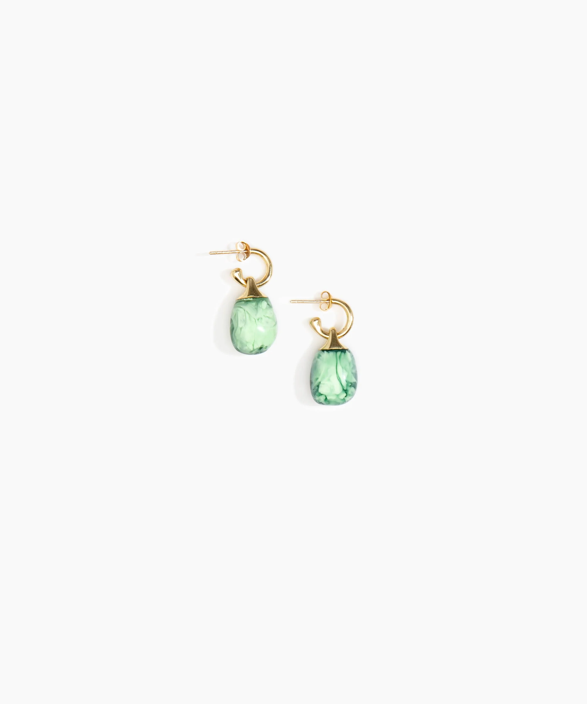 Small River Rock Hoop Earrings - Image 23