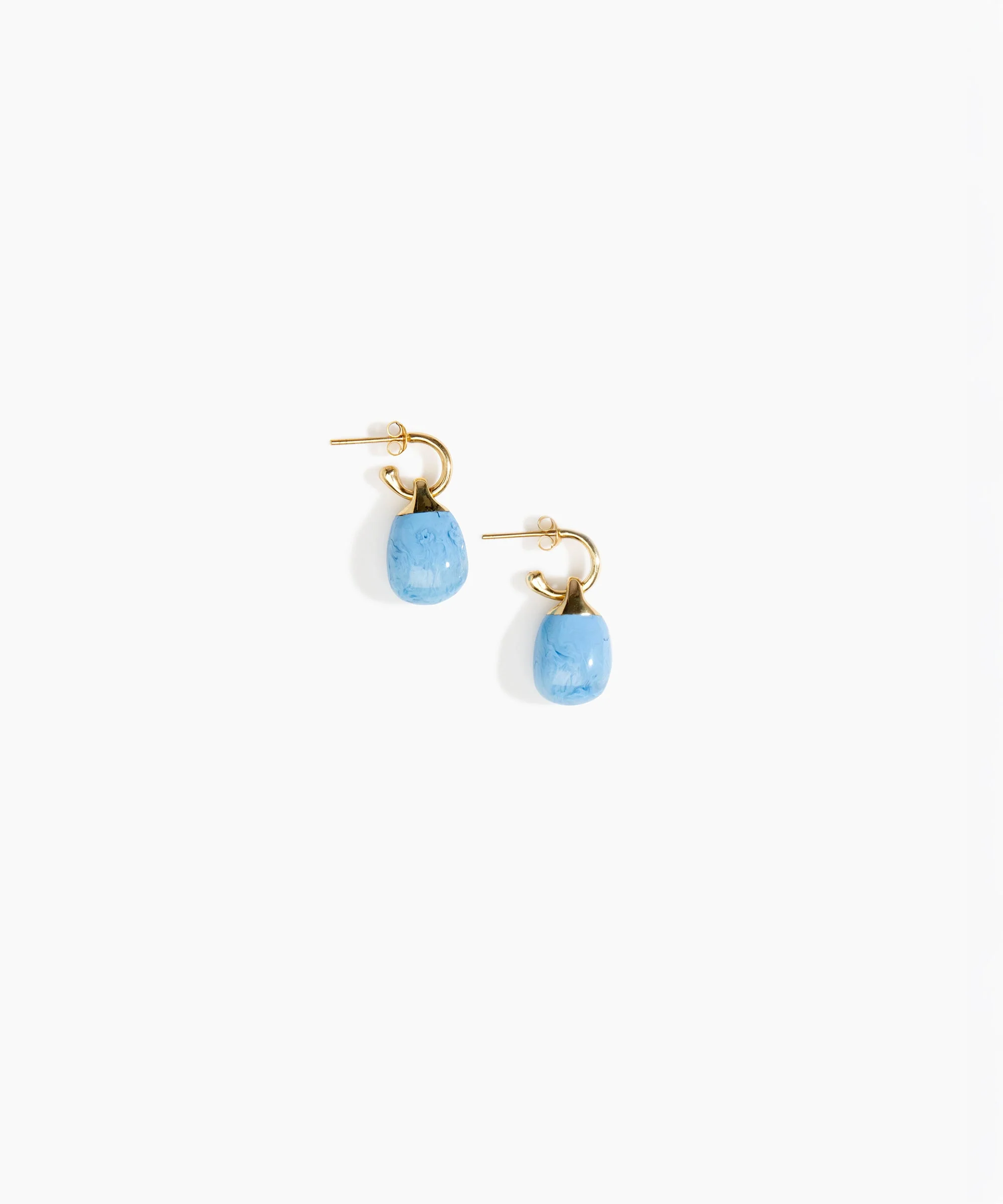 Small River Rock Hoop Earrings - Image 26